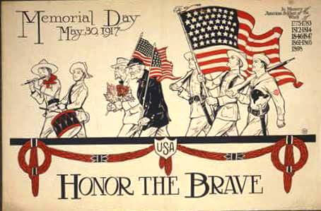 history of Memorial Day-1917 Poster